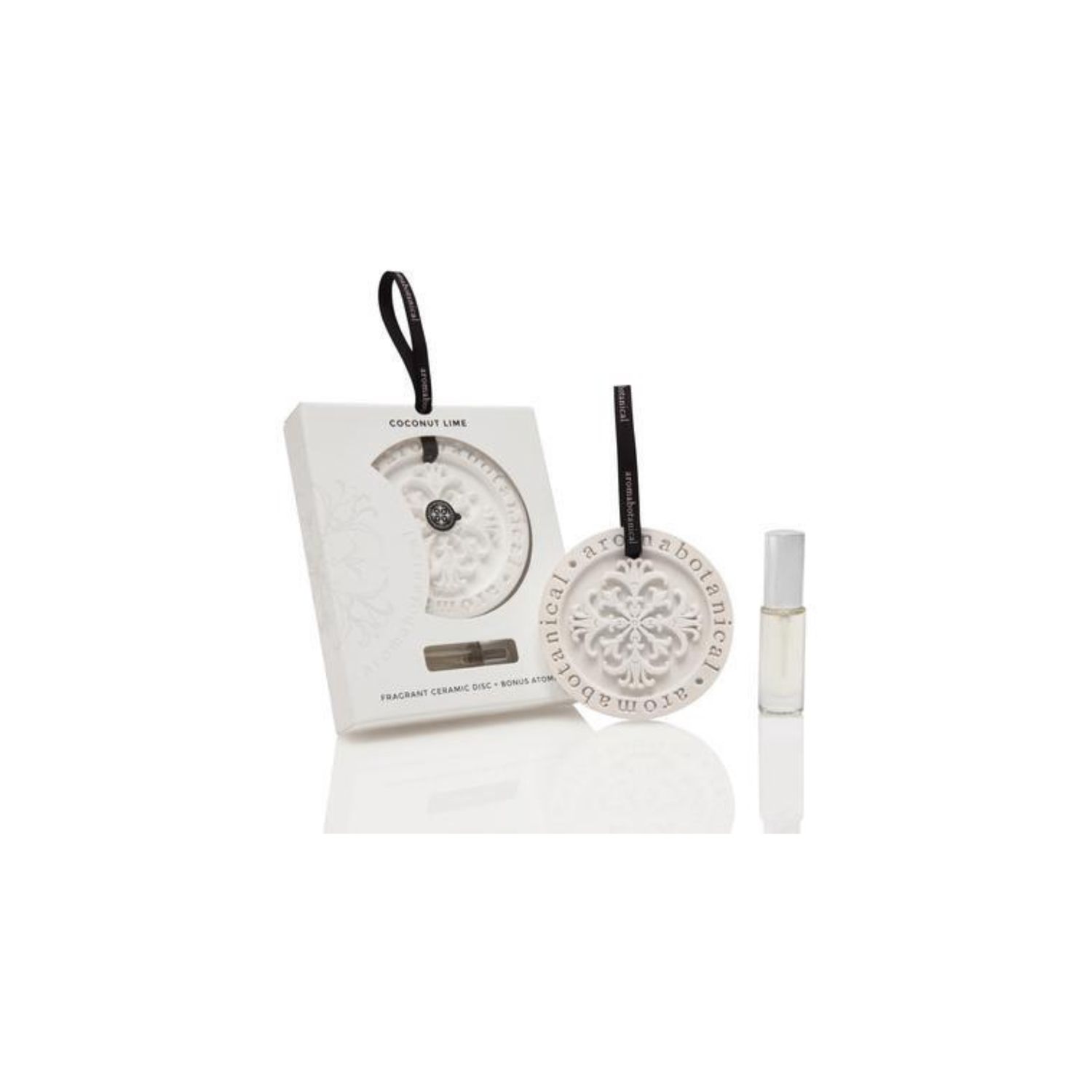 Fragrant Disc, Colour &amp; Fragrance: White - Coconut &amp; Lime