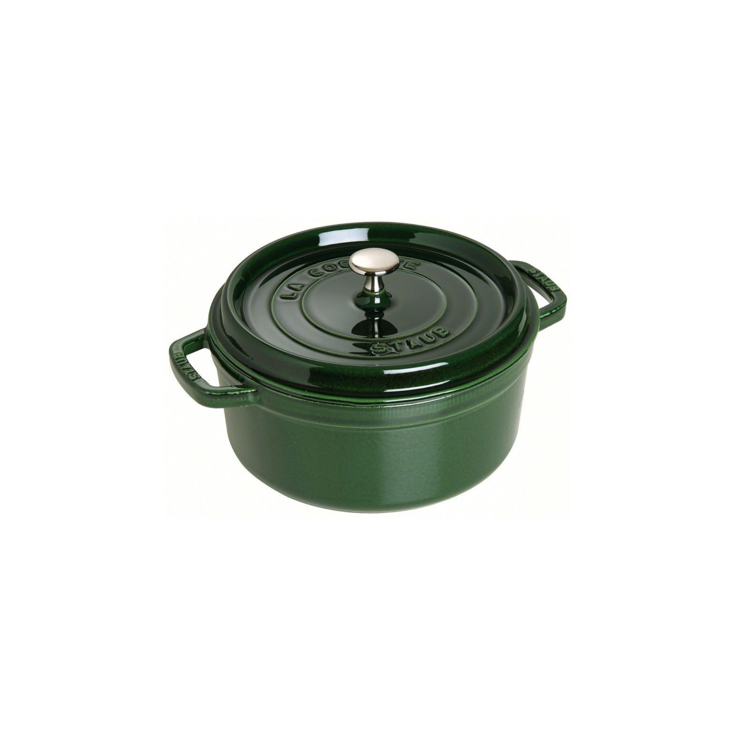 Round Cocotte – 18cm Basil Green