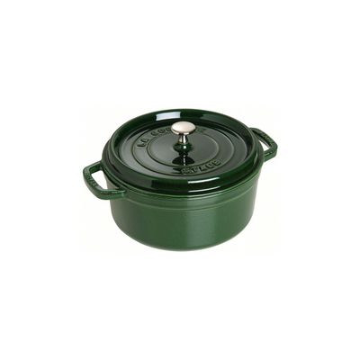 Round Cocotte – 18cm Basil Green