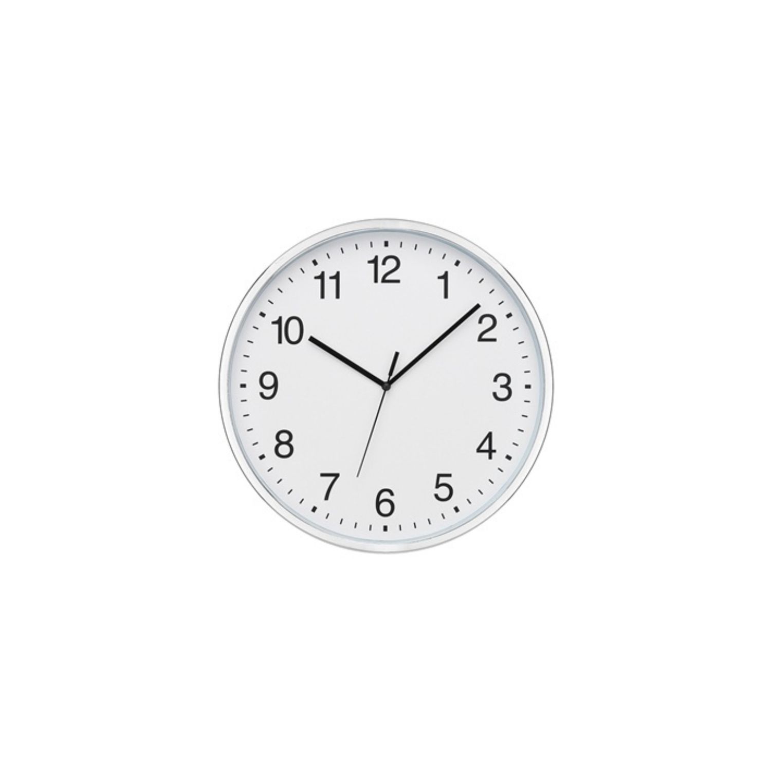 Mason Wall Clock 30.5cm Chrome