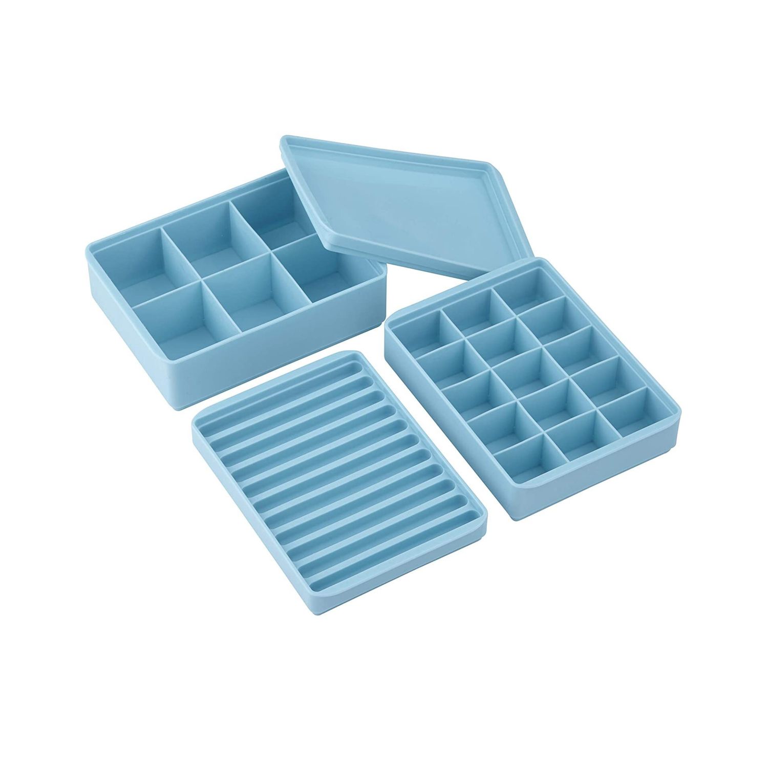 Es Stackable Ice Tray Azur