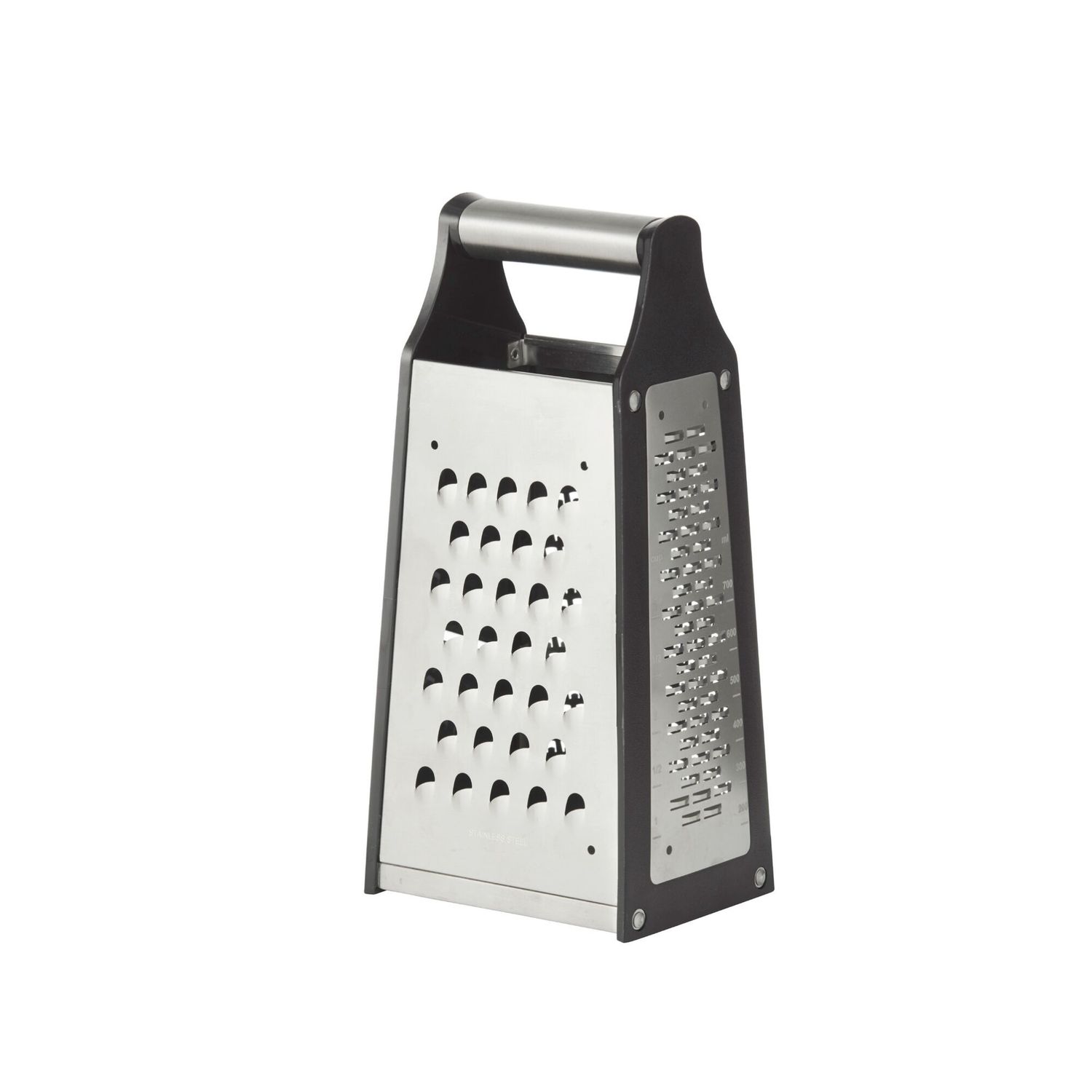 Universal 4 Sided Box Razor Edge Grater Stainless Steel/Black 10.5X8.5X23Cm