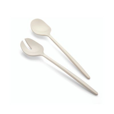 Salad Servers - White