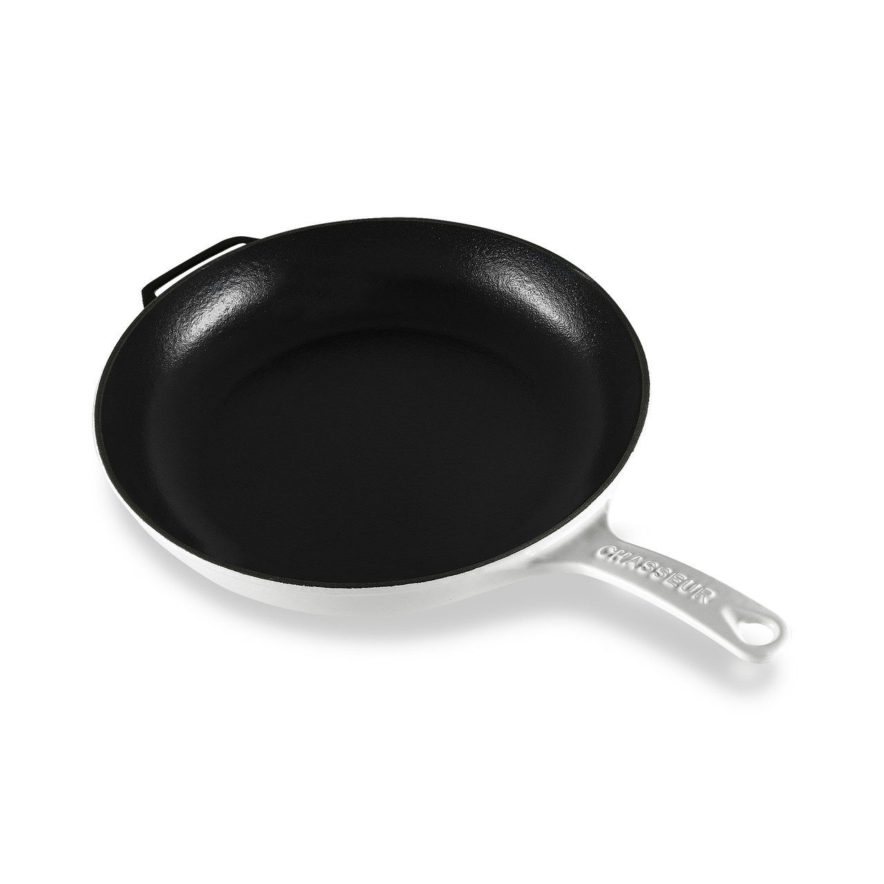 Fry Pan with Cast Handle 28cm - 8 Colors, Color: Brilliant White