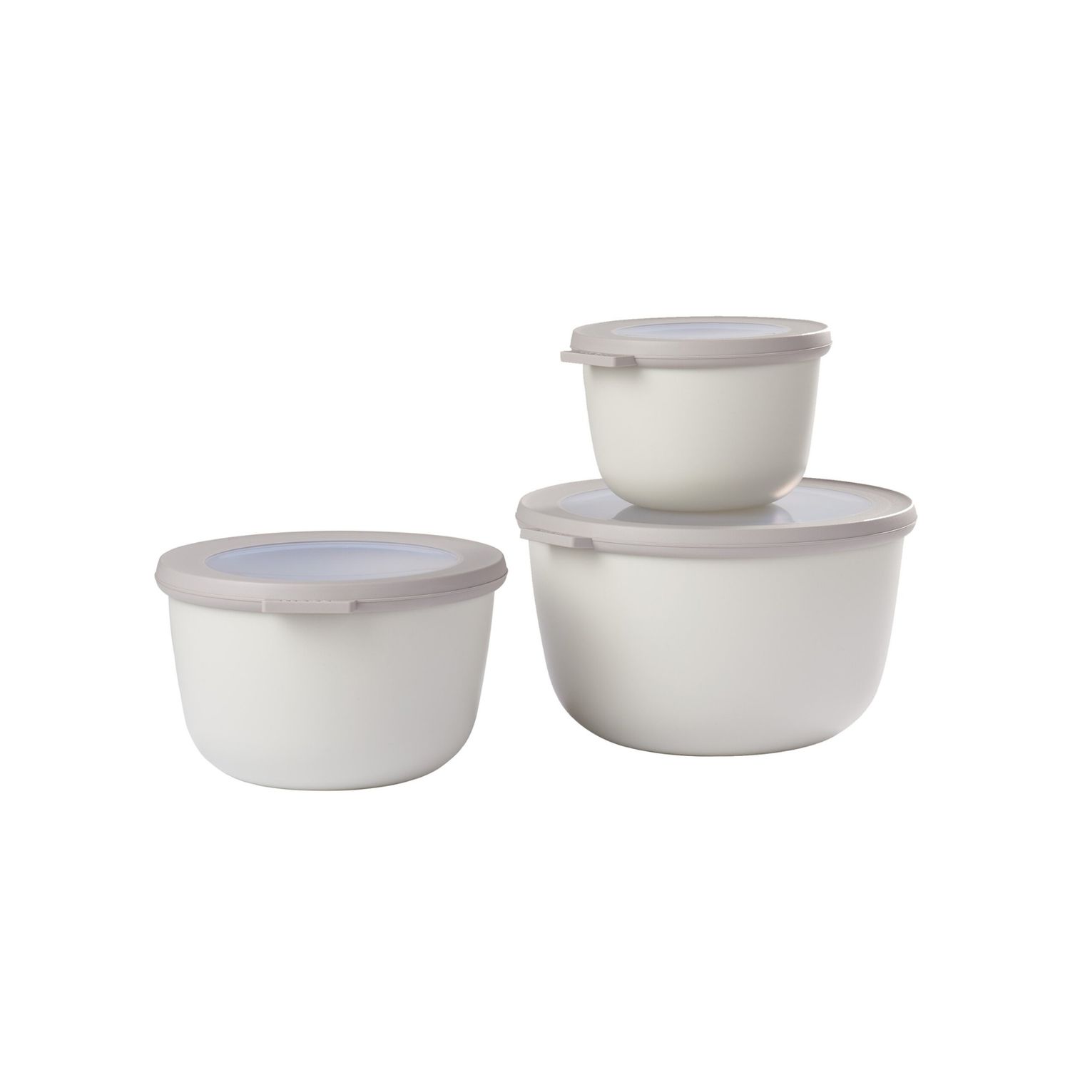 Set Cirqula Round 3 Pieces (500+1000+2000) - Nordic White