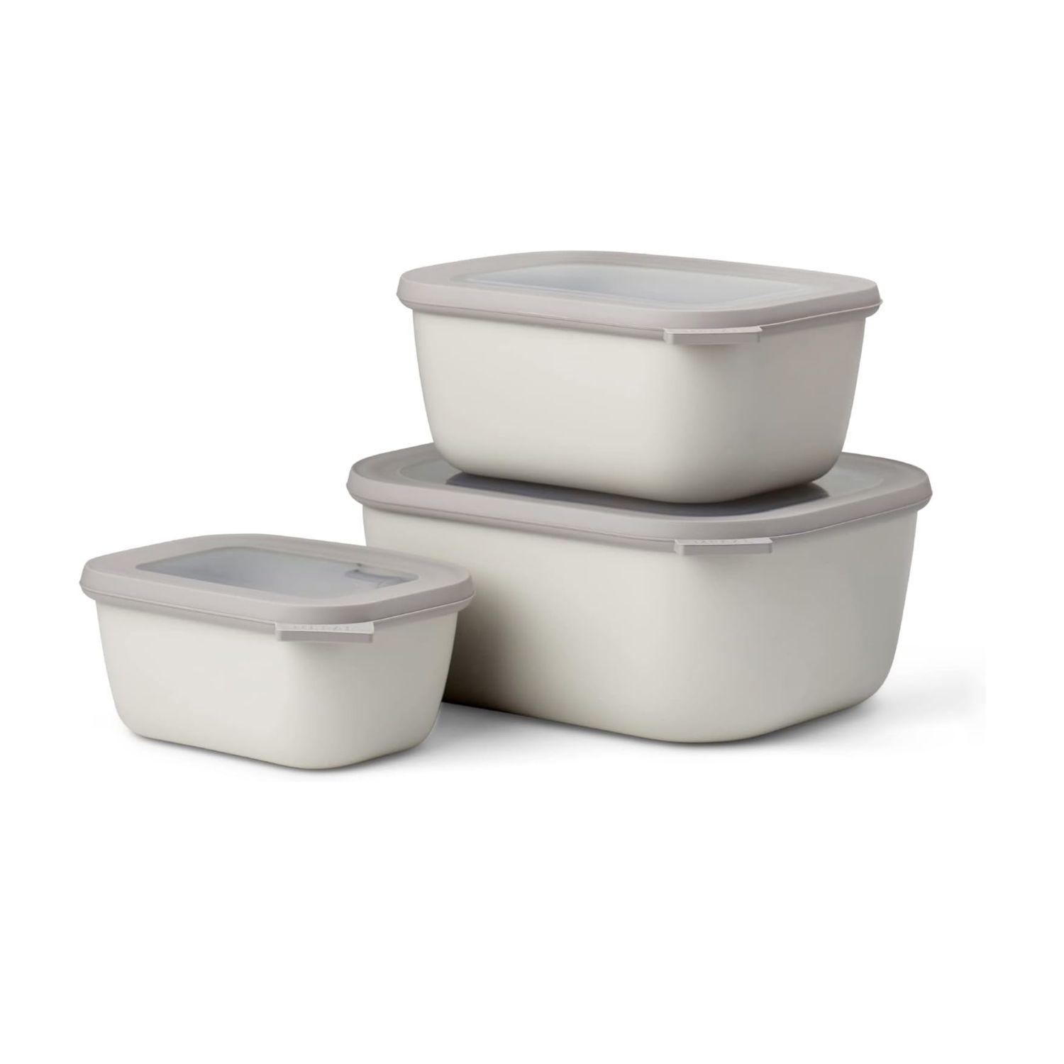Set Cirqula Rectangular 3 Pieces (500+1000+2000) - Nordic White