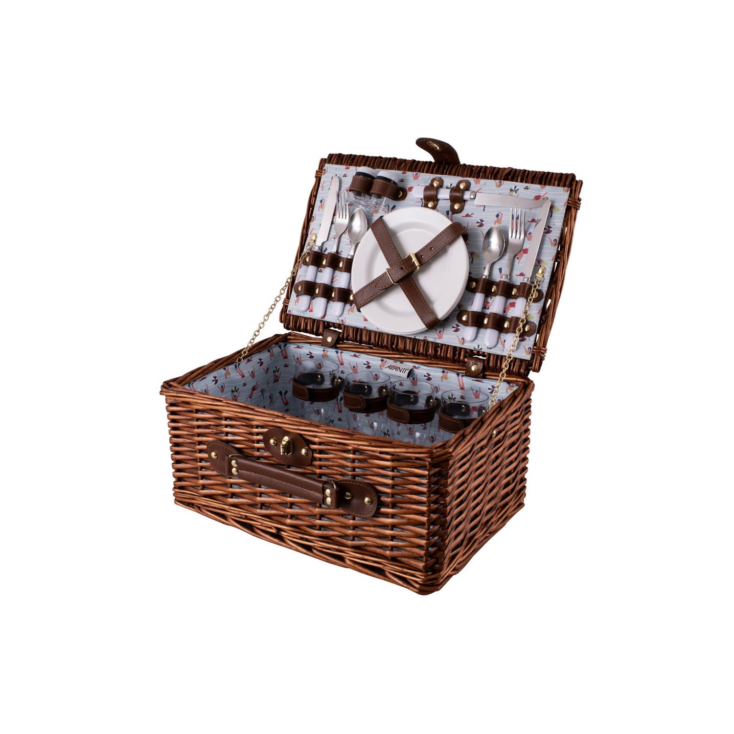 4 Person Picnic Basket Swimmers