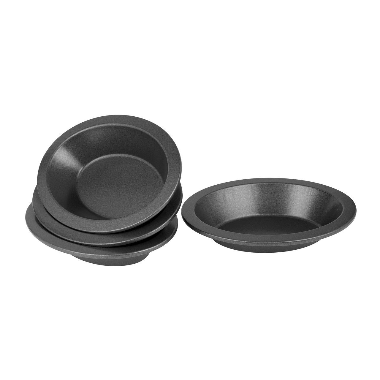 Oval Pie Dish Set of 4, 16 x 12.5 x 3cm - Non-Stick