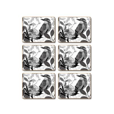 Kingfisher &amp; Waratah Coasters