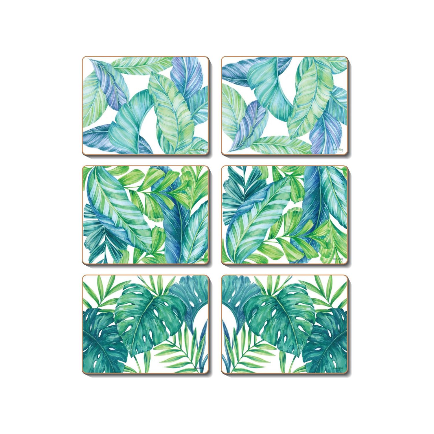 Tropical Leaves Coasters