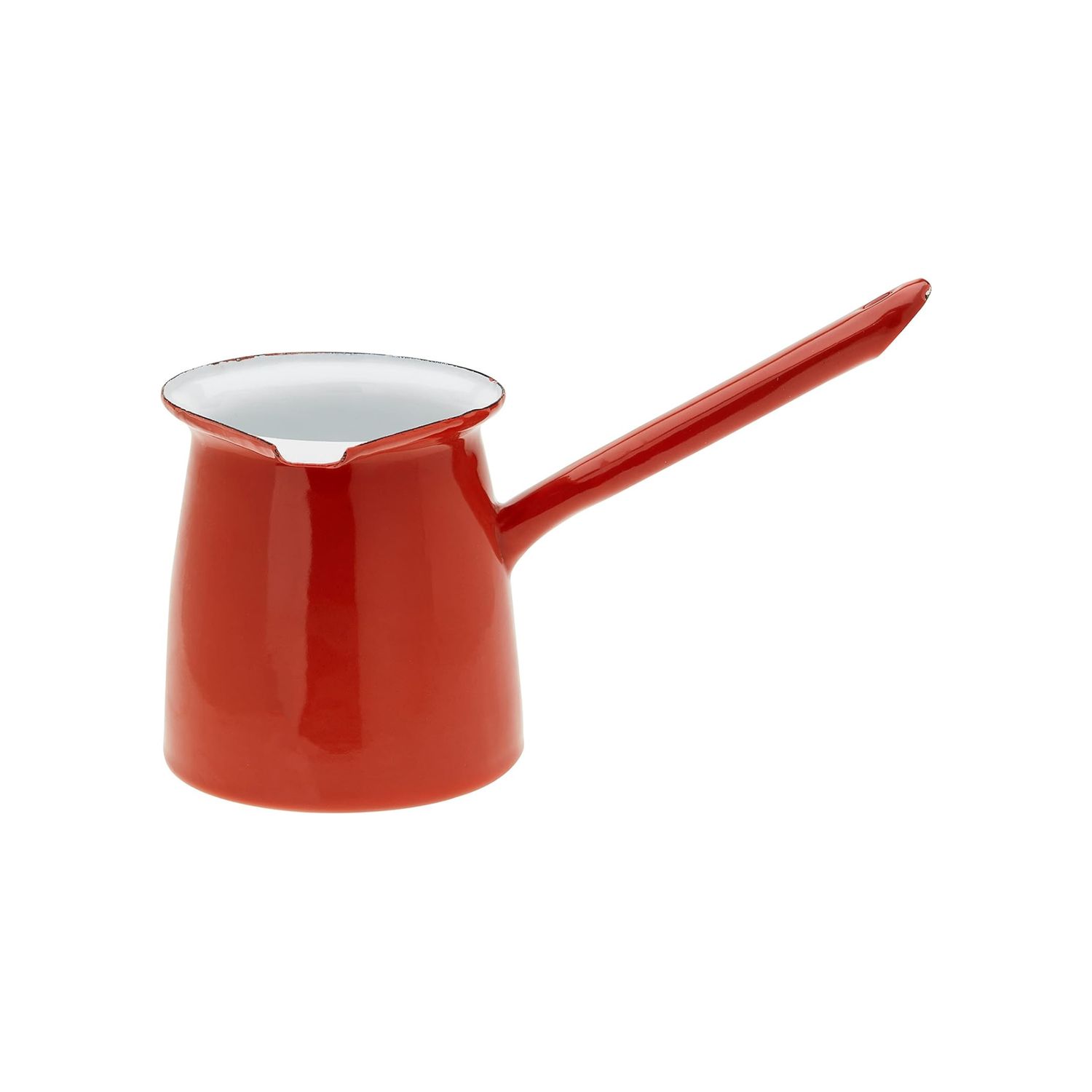 Enamel Red Turkish Coffee Pot - 850Ml