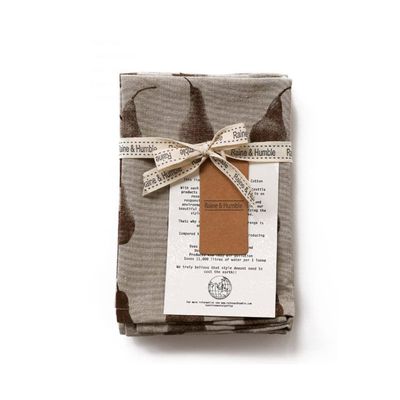 Pear Napkin Set Of 4 Khaki Green