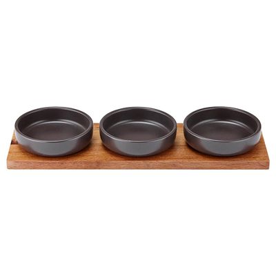 Host Charcoal Bowl &amp; Tray Set