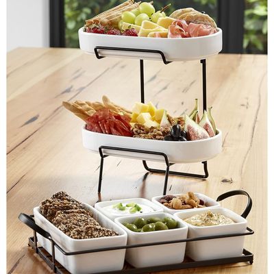 Serve &amp; Share 2 Layer Serving Tower