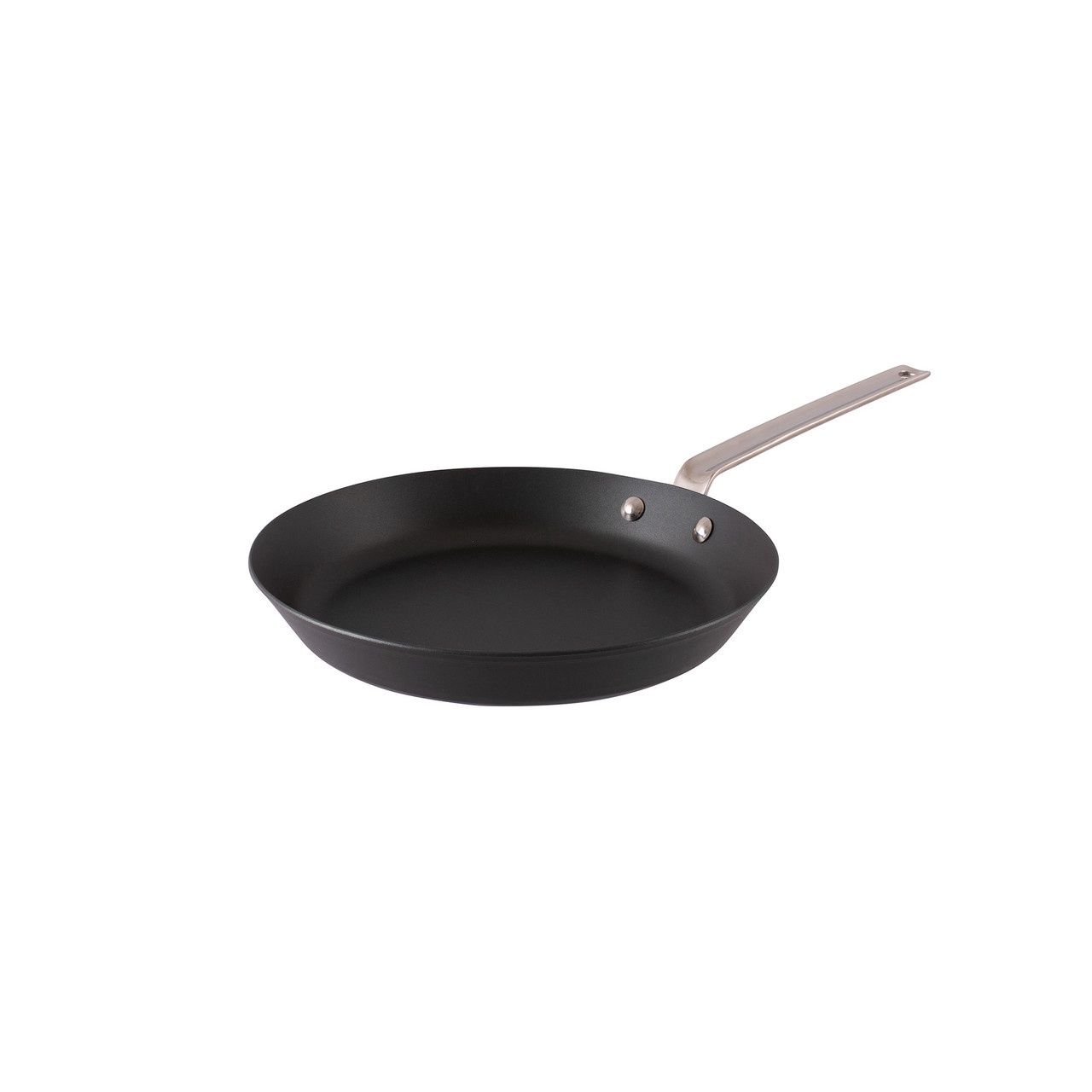 Black Iron Carbon Steel Fry Pan - 3 Sizes, Size: 22cm