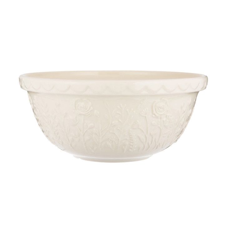 In The Meadow Rose Mixing Bowl 29cm / 4L - Cream