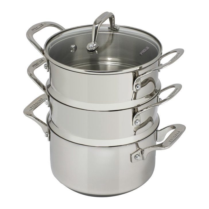 Pyrosteel 3 Tier Steamer Set 18cm
