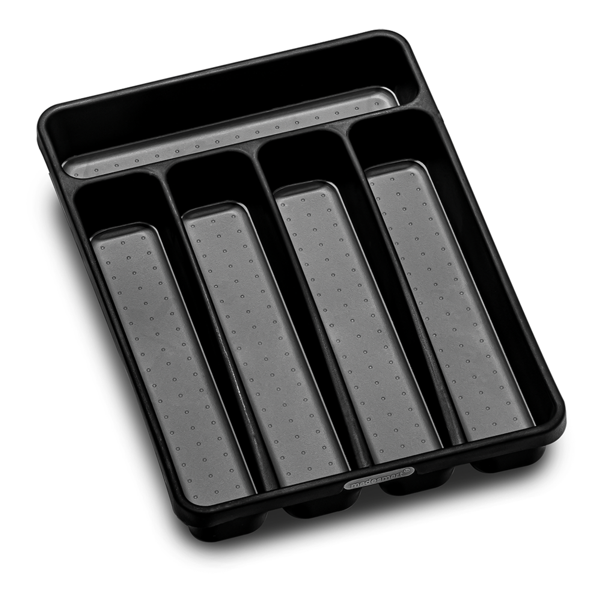 Mini 5 Compartment Cutlery Tray - Carbon
