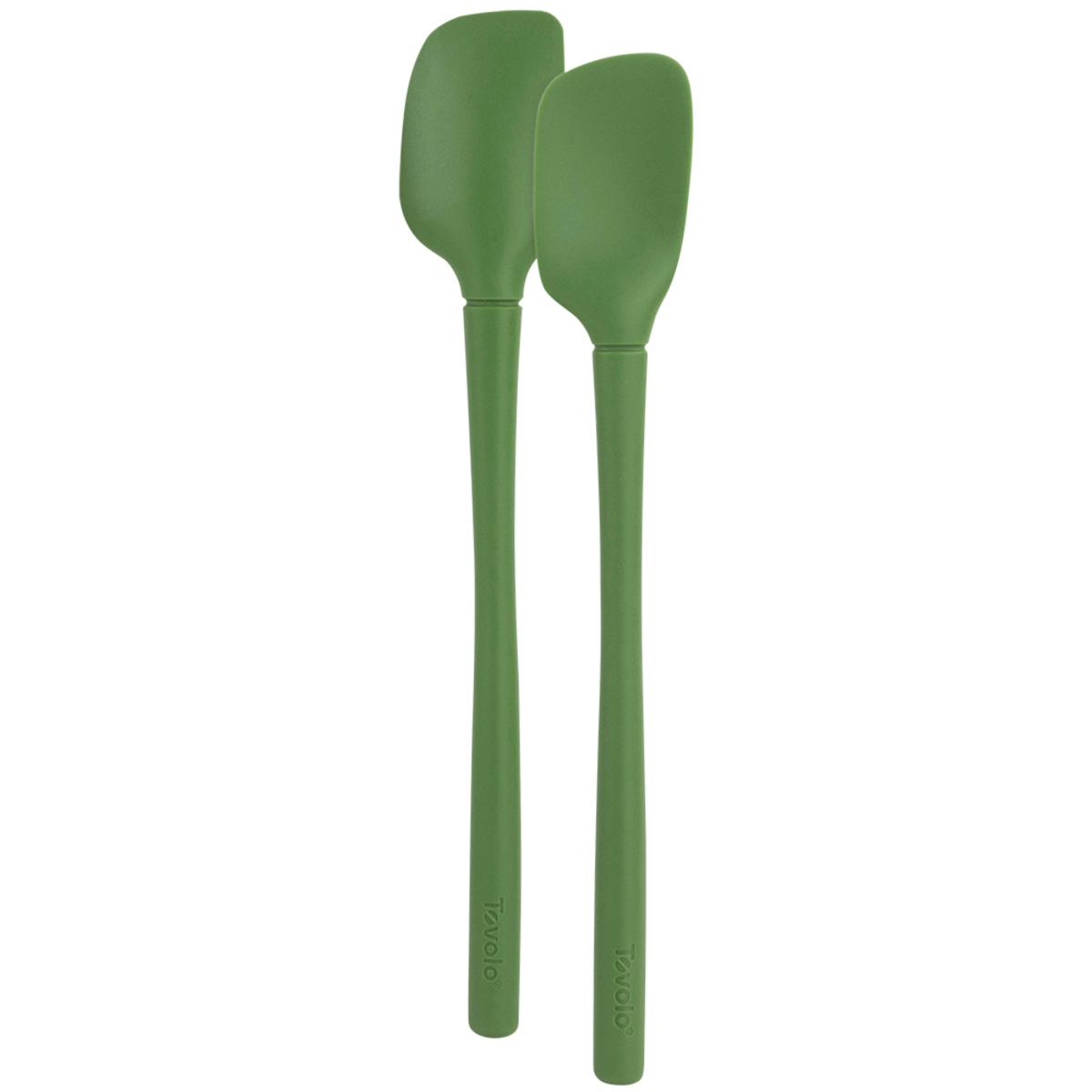 Flex-Core All Silicone Set 2 Mini Spatula/Spoonula - Pesto