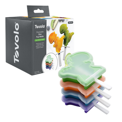 Stackable Pop Moulds Set 4 - Dinosaur