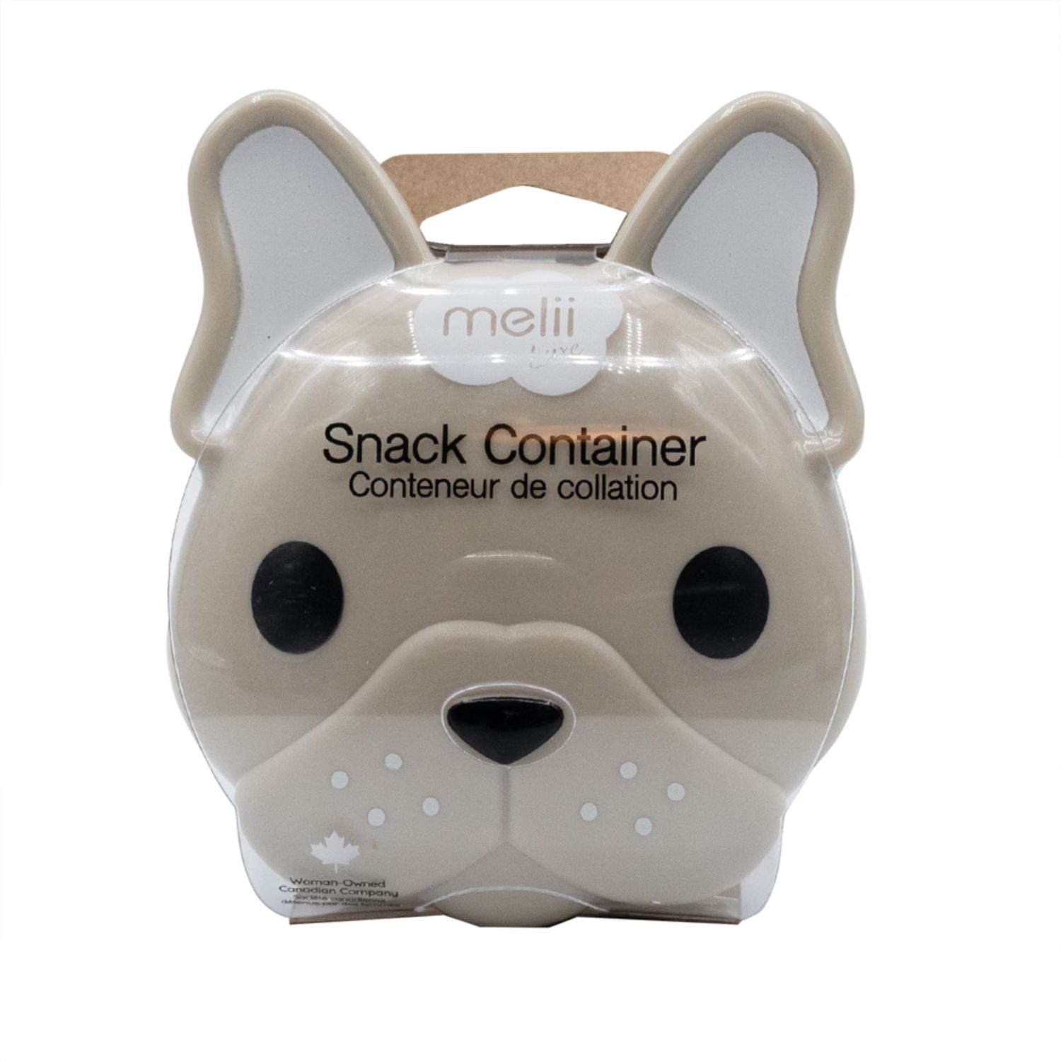 Snack Container - 4 Styles, Pattern: Bulldog
