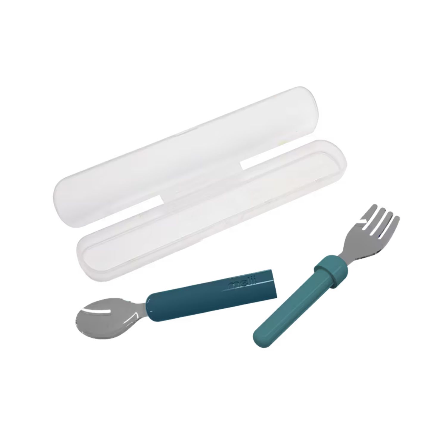 Detachable Spoon &amp; Fork - 2 Colors, Colour: Blue