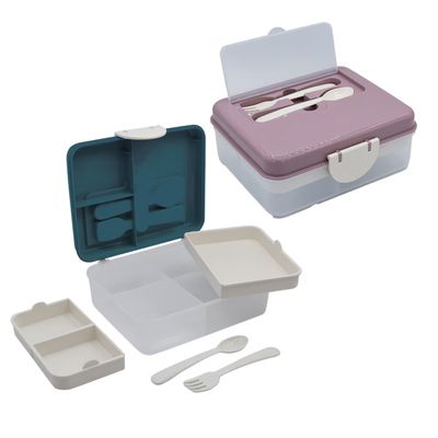 2-Tier Bento Box - 2 Colors