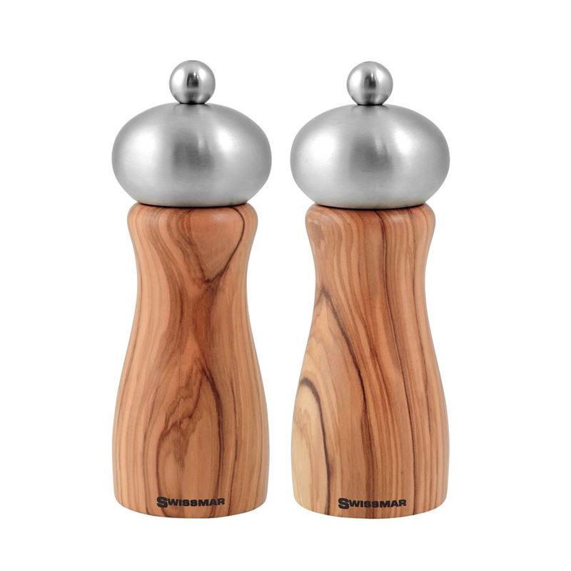 Belle Olive Wood Salt &amp; Pepper Mill 15cm