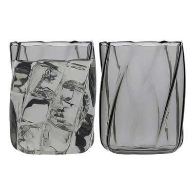 Aurora Set of 4 Tumblers 330ml Smoke