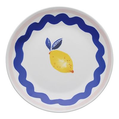 Riviera Round Platter 30cm Lemon