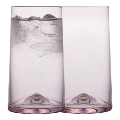 Sierra Set of 4 Hi Ball Tumblers 375ml Pink
