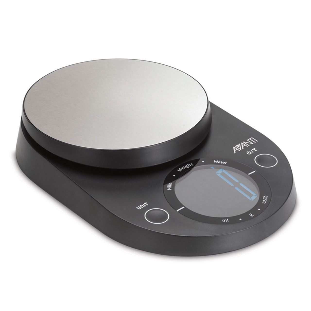 Large Display Kitchen Scale Black