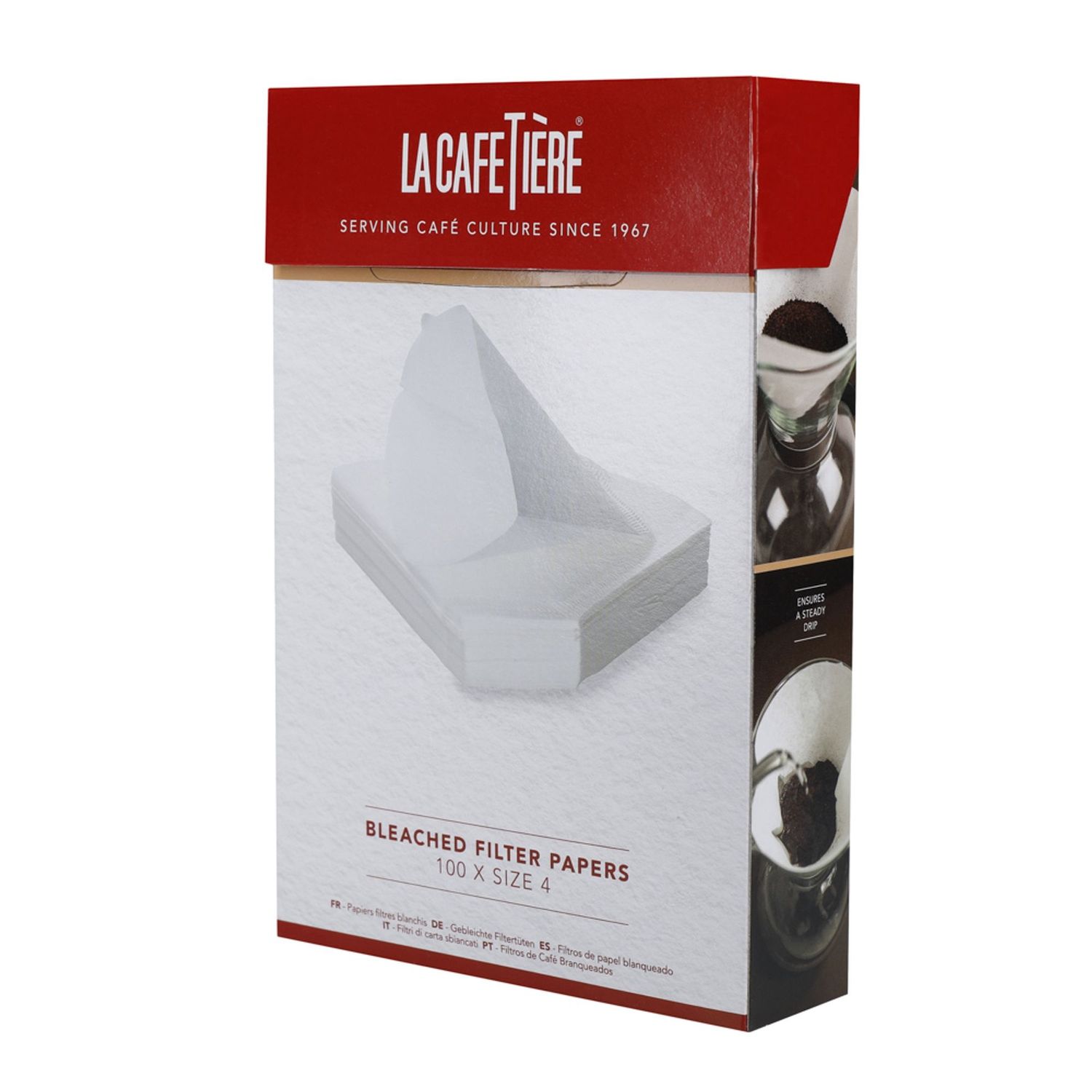 Bleached Filter Papers Size 4 - 100 Piece