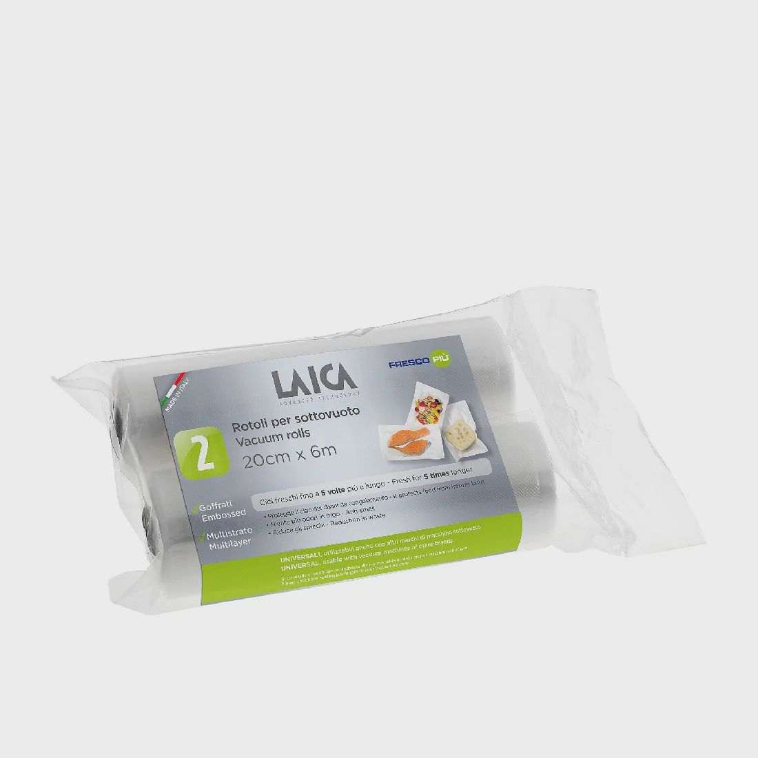 Vacuum Bag Rolls x 2 (20cm X 6m)