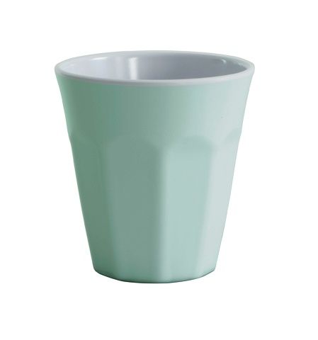 Cafe Melamine Two-Tone Cup - Duck Egg Blue