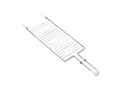 Churrasco Stainless-Steel Grill, 31x18 cm