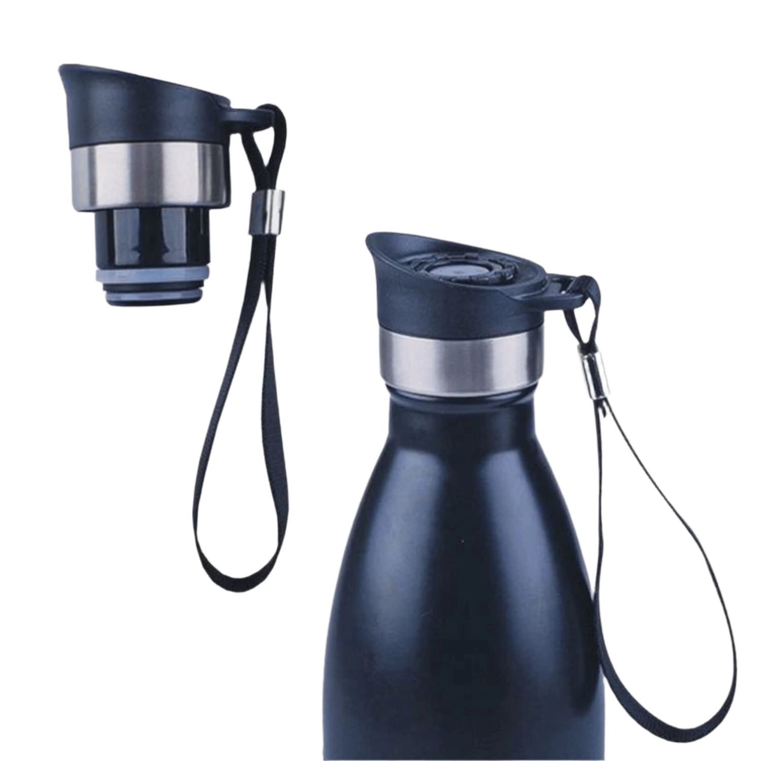 Pour-Through Stopper With Carry Strap (350ml &amp; 500ml)