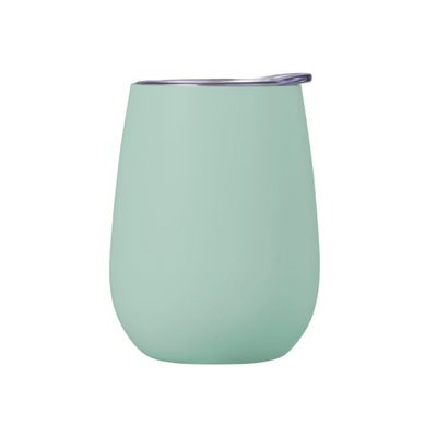 Double Wall Insulated Wine Tumbler - 300ml - Duck Egg Blue