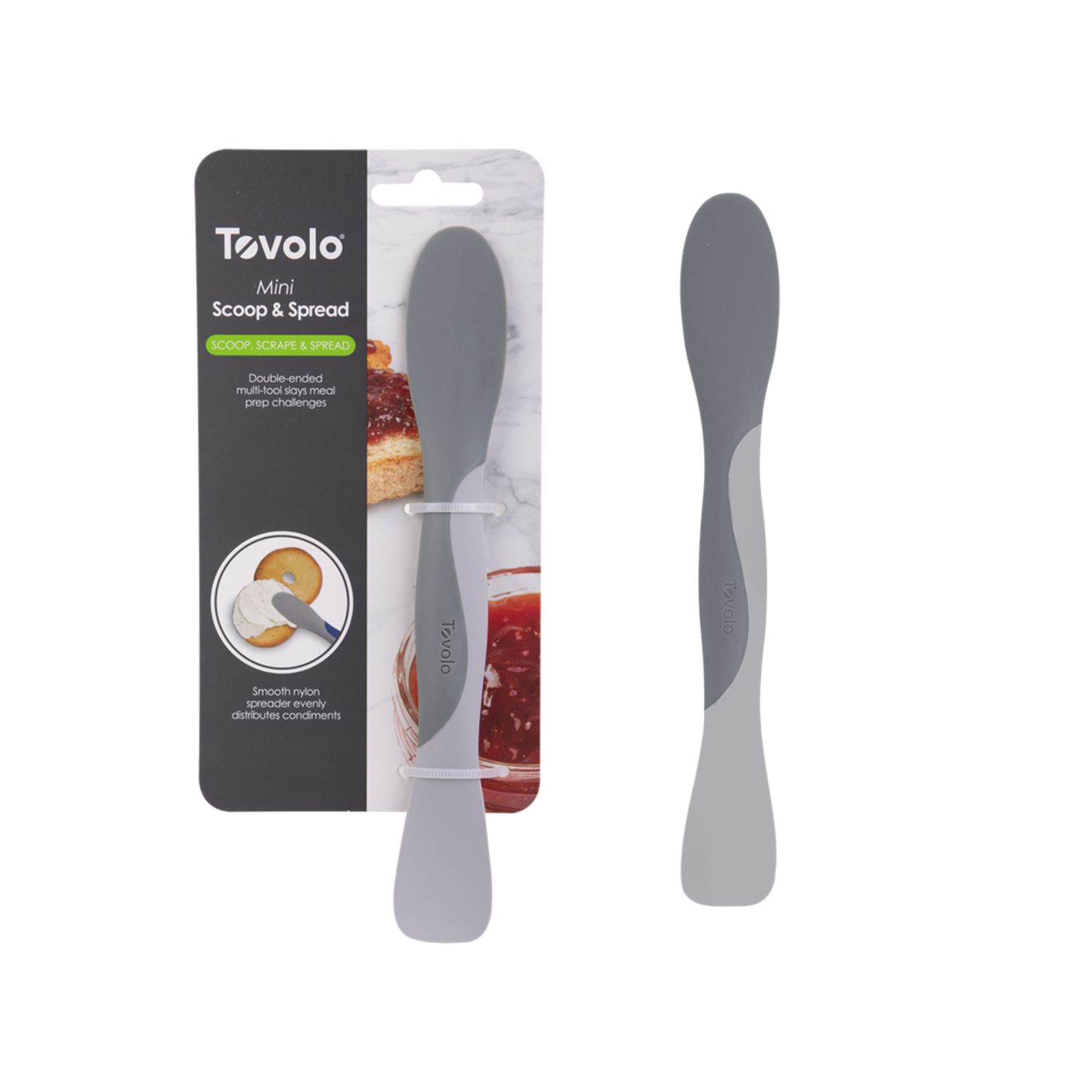 Mini Scoop &amp; Spread - Oyster Grey