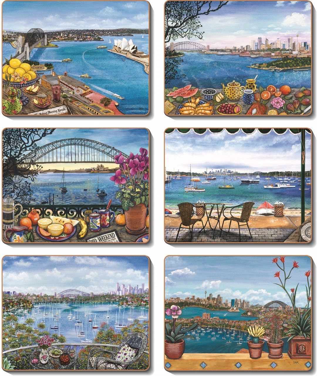 Sydney Balconies By Sarina Coasters