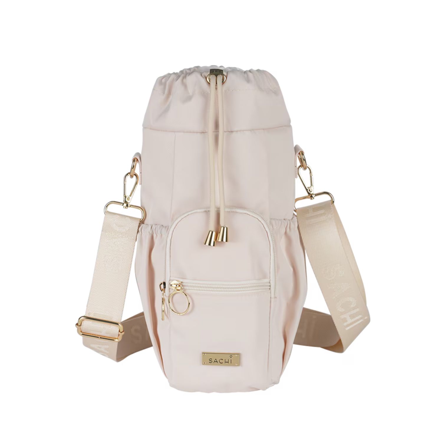 Crossbody Insulated Bottle Bag - 4 Colors, Color: Ababaster
