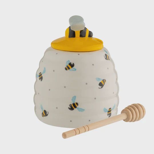 Sweet Bee Honey Pot and Drizzler 450ml