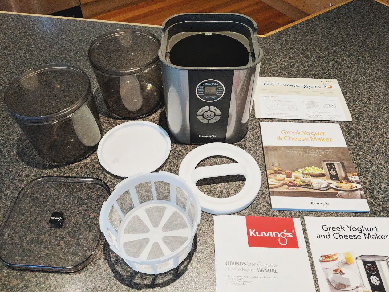 Greek Yogurt Cheese Maker Silver