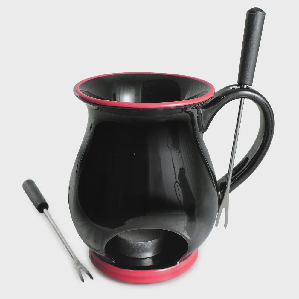 Indulge 4 Piece Chocolate Fondue Mug Set