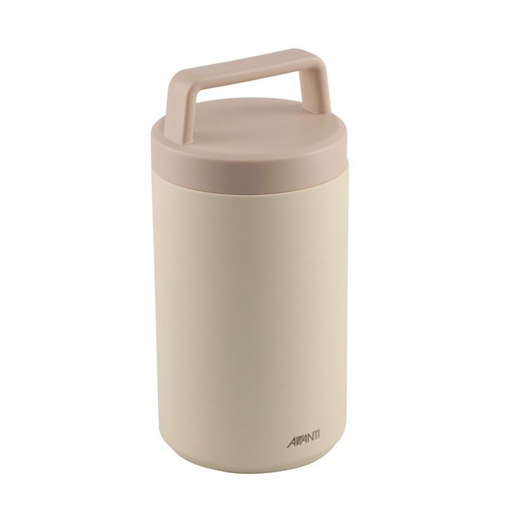 Inuslated Food Jar with Handle, 700ml - 4 Colors, Color: Sand Dune
