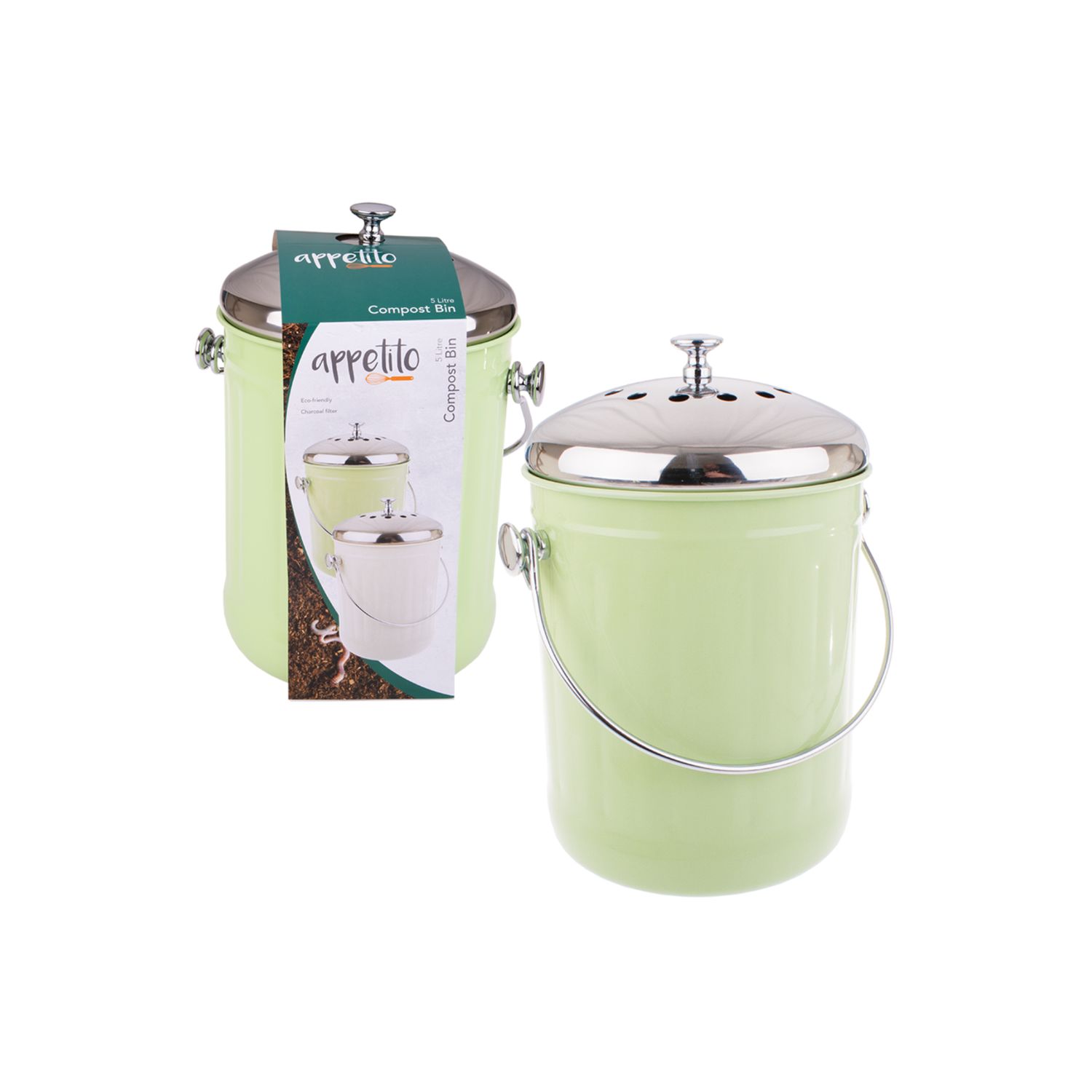 Compost Bin 4.5L - Green