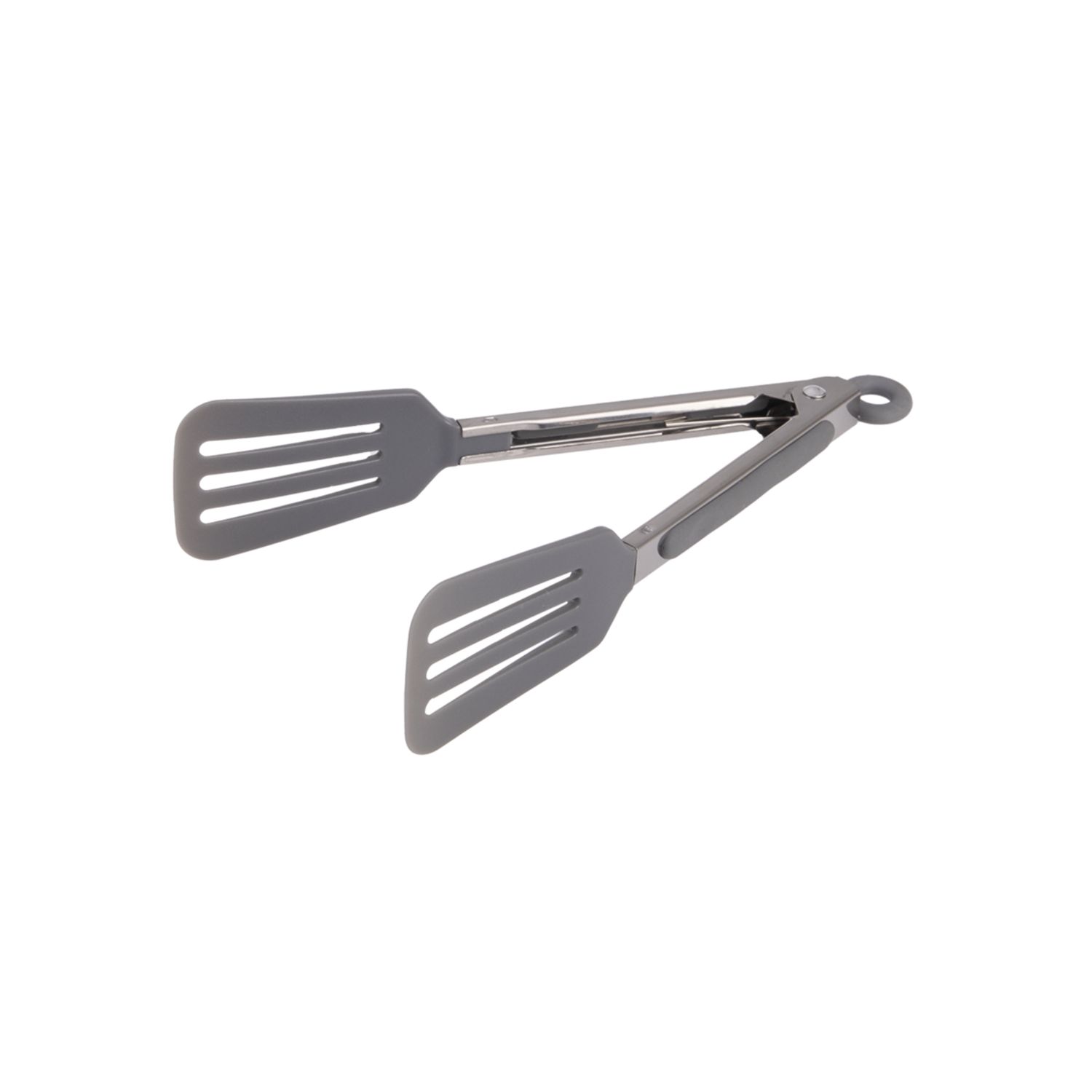 Mini Nylon Spatula Tongs 18cm - Charcoal