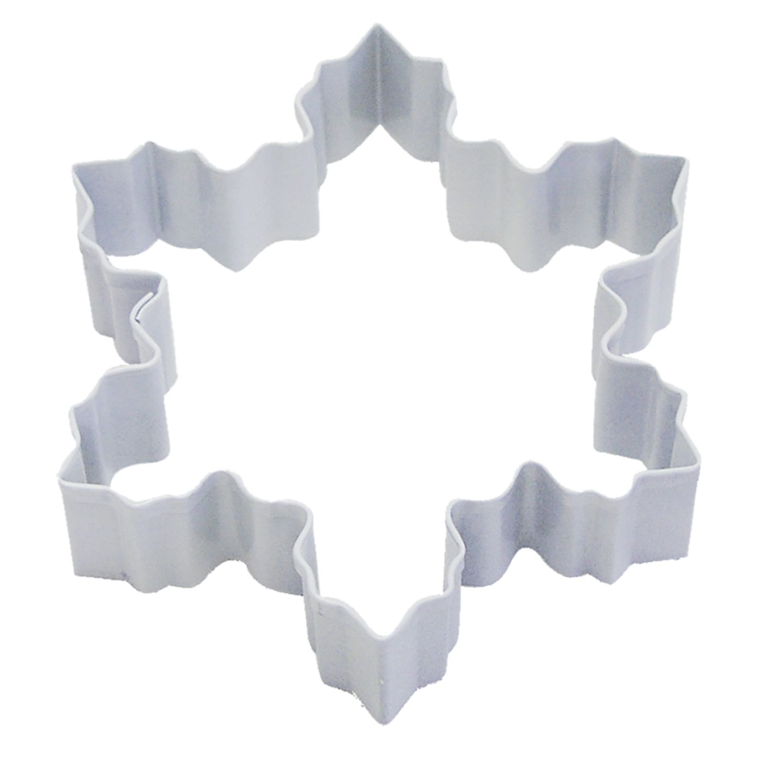 Snowflake Cookie Cutter 10cm - White
