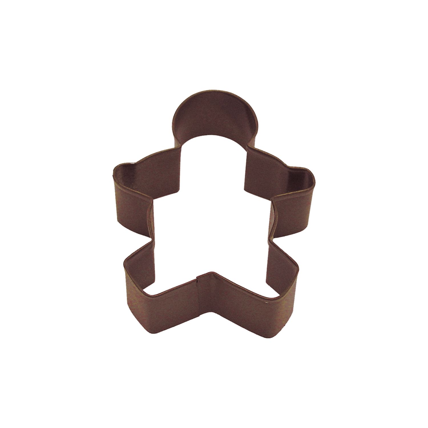 Gingerbread Boy Cookie Cutter 9cm - Brown