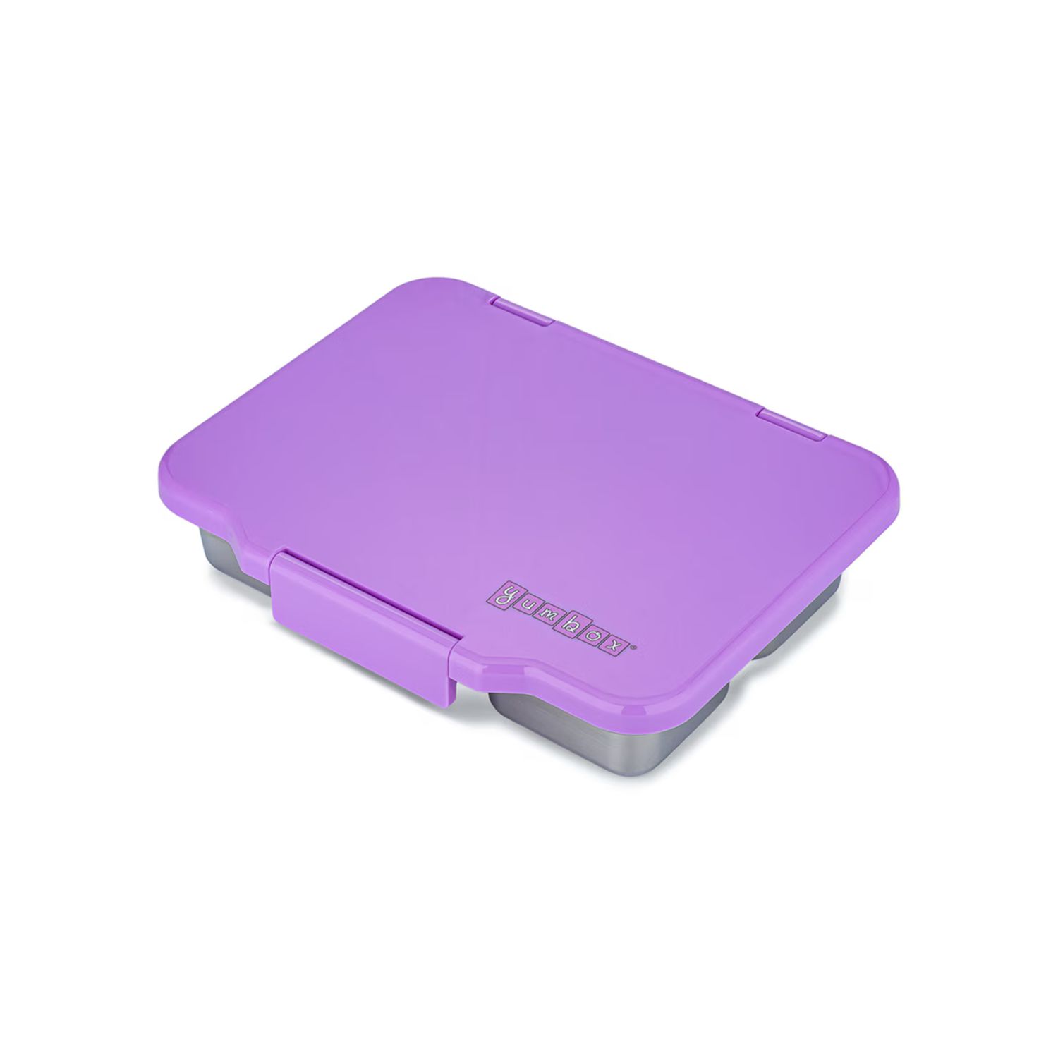 Yumbox Pret Stainless Steel Bento Box 4 Compartment - 5 Colors, Design: Lavande Purple